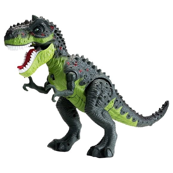 BINGLI Electric Walking Dinosaur Toys for Kids - Small Tyrannosaurus Toy with Simulated Flame and Realistic Sounds, Best Gift for 3-5 4-6 5-7 Year Old Boys & Girls