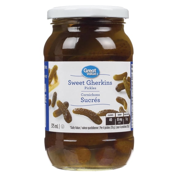 Great Value Sweet Gherkins Pickles