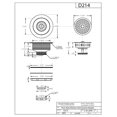 thumbnail image 4 of Westbrass D2145-62 Two Post Style Large Kitchen Basket Strainers in Matte Black, 4 of 4