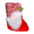 thumbnail image 1 of XZNGL Christmas Stocking Rudolph Gift Socks Faceless Old Man Candy Bag Pendant, 1 of 8