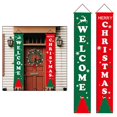thumbnail image 3 of veasfak Merry Christmas Party Banner Outdoor Indoor Home Decor Banner Xmas ML03, 3 of 7