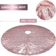 thumbnail image 2 of Sequined Christmas Tree Skirt  24-Inch Sequined Double-Layer Tree Cushion Christmas Tree Decoration  Double-Layer  Easy-To-Wear Christmas Tree Skirt, 2 of 6