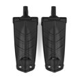 thumbnail image 4 of Krator Spear Foot Pegs, Black, Foot Control Component, 1 Pair, Compatible with Harley Davidson FLTCU Ultra Classic Tour Glide 1989-1995, 4 of 6