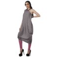 thumbnail image 4 of Moomaya Robe Kurti Sans Manches à une Épaule Imprimée pour Femmes, Vêtement de Créateur Boho pour Fête, 4 of 7