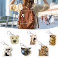 thumbnail image 2 of Banana Cat Pendant Cute Crying Banana Cats Funny Keychain Keyring Pendants X4O6, 2 of 9