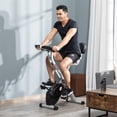 thumbnail image 2 of Soozier Foldable Exercise Bike with 8 Levels of Magnetic Resistance, 2 of 10