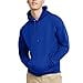 thumbnail image 2 of Hanes Mens EcoSmart Fleece Hoodie, M, Deep Royal, 2 of 4