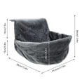 thumbnail image 3 of Hanging Bed For Cats Heater Radiator Bed For Cats Comfortable Cat Bed For Heaters Soft Fabrics Cat Swing Bed For Heaters Cat Swing Bed Radiator Cat Cuddly Bag Pole Mount Pet Feeders for Outdoors Buses, 3 of 4