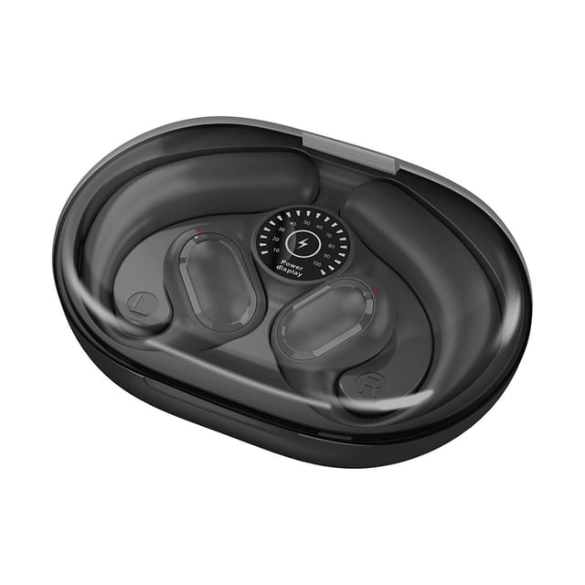 New OWS Ear Hanger Not In Ear Sports Wireless Bluetooth Headphones Long Range Digital Display Power HIFI Sound Quality