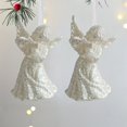 thumbnail image 1 of Meitianfacai Christmas Decorations Clearance Christmas Tree Showcase Living Room Staircase Decoration Small Pendant Pendant Christmas Tree Angel Glitter P Ink Pendant Decoration Pendant, 1 of 6