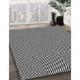 thumbnail image 3 of Ahgly Company Tapis Rond Lavable en Machine Intérieur Transitionnel Gris Minuit, 7 Pieds Rond, 3 of 7