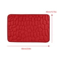 thumbnail image 2 of Vrorvz Non Slip Bathroom Floor Mat Soft Water Absorbent Quick Dry Rug for Kitchen Living Room Bedroom Entrance Machine Washable Easy Care for All Floor Types, 2 of 2