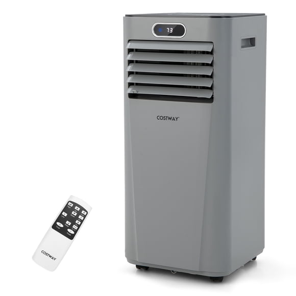 Costway 8,000BTU Portable Air Conditioner with Remote Control 3-in-1 Air Cooler w/ Drying