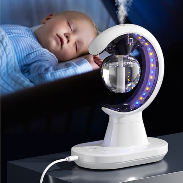 Limited Time Only! Bedroom Humidifier, Cool and Warm Mist Humidifier for Plants, Quiet Oil Diffuser for Room, Desk, and Personal Space, Adjustable Air Purifier for Home