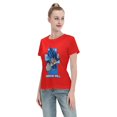 thumbnail image 4 of Women's Basic Short Sleeve T-Shirt Super Saiyan, 4 of 6