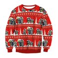 thumbnail image 1 of Pull à Manches Longues Pull Imprimé Noël Sweat-Shirt de Couple, 1 of 2