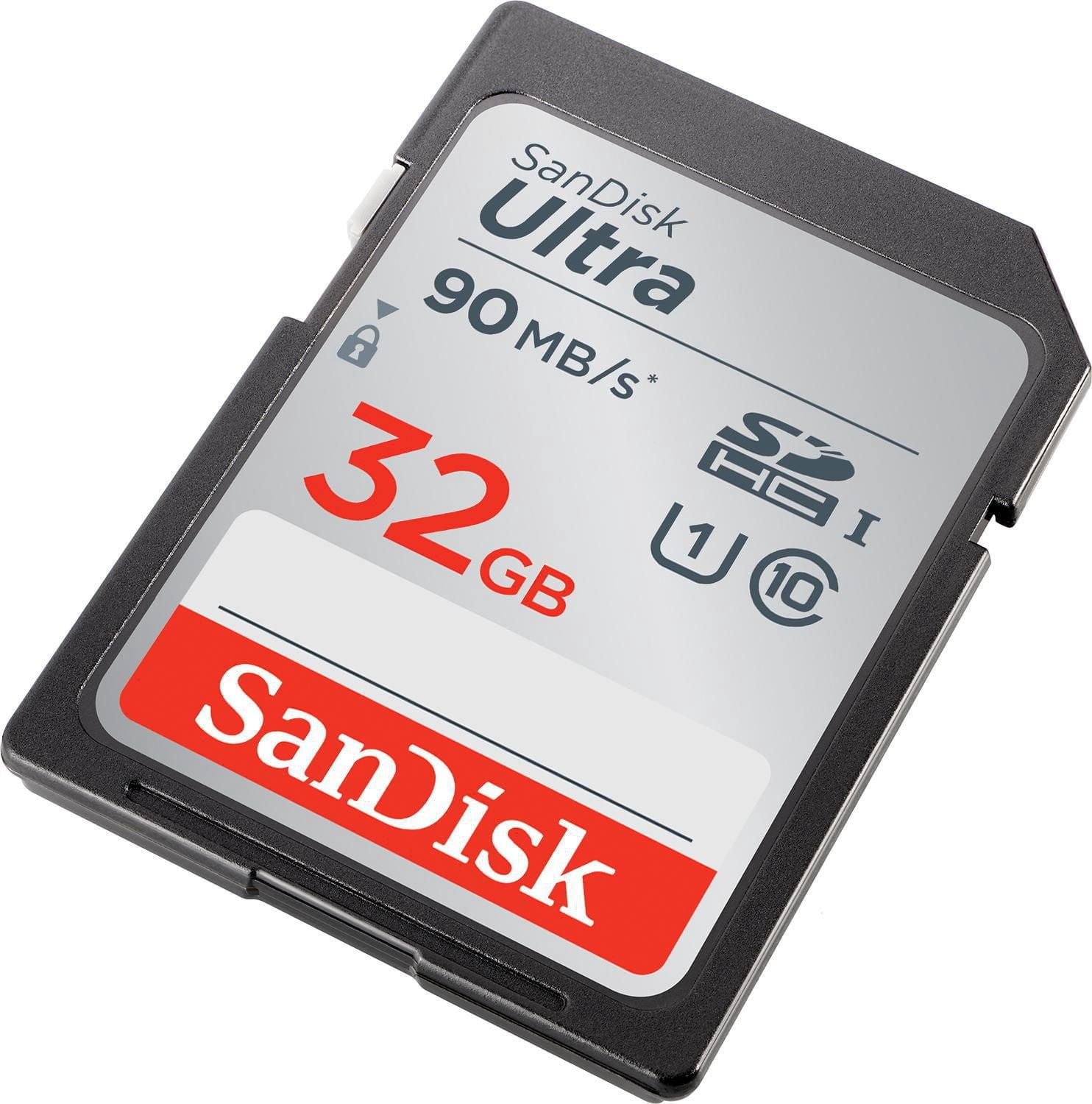 SanDisk 32G Ultra SDHC UHS-1 Carte Mémoire - 90MB/s, C10, U1, Full HD, Carte SD - SDSDUNC-32G-CW6IN