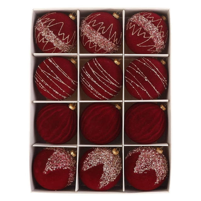 Red 12-Piece Christmas Surprise Pop-Up Box Set With Gift Box And Bag, Party Favor And Gift For Kids And Adults