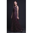 thumbnail image 2 of Bimba Robe de Soirée Teinture sur Nœuds pour Femme à Col Rond Imprimée Sans Manches - Très Petit, 2 of 6