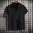 thumbnail image 3 of Birdeem Chemise Décontractée pour Hommes à Manches Courtes et Col Rabattu, Fermeture à Boutons, Blouse Hawaïenne, 3 of 3