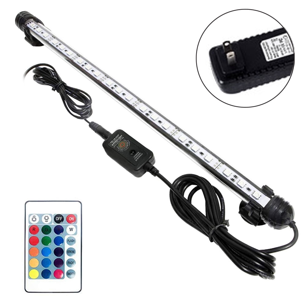 Submersible LED aquarium lights, aquarium lights with timed automatic on/off, LED strips for fish tanks,