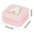 thumbnail image 4 of TopLLC Storage Bins 26 Letters Earring Jewelry Display Storage Box Case Organizer Flannel Tray Holder Gift Storage Bags, 4 of 5
