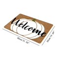 thumbnail image 3 of Fall Door Mat Outdoor  Give Thanks Fall Welcome Mat Decoration Autumn Harvest Pumpkin Thanksgiving Doormat Fall Entrance Non Slip Rug Mats 31.5x20in, 3 of 8