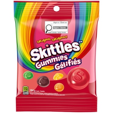 SKITTLES, Original Gummy Candy, Bag, 164g