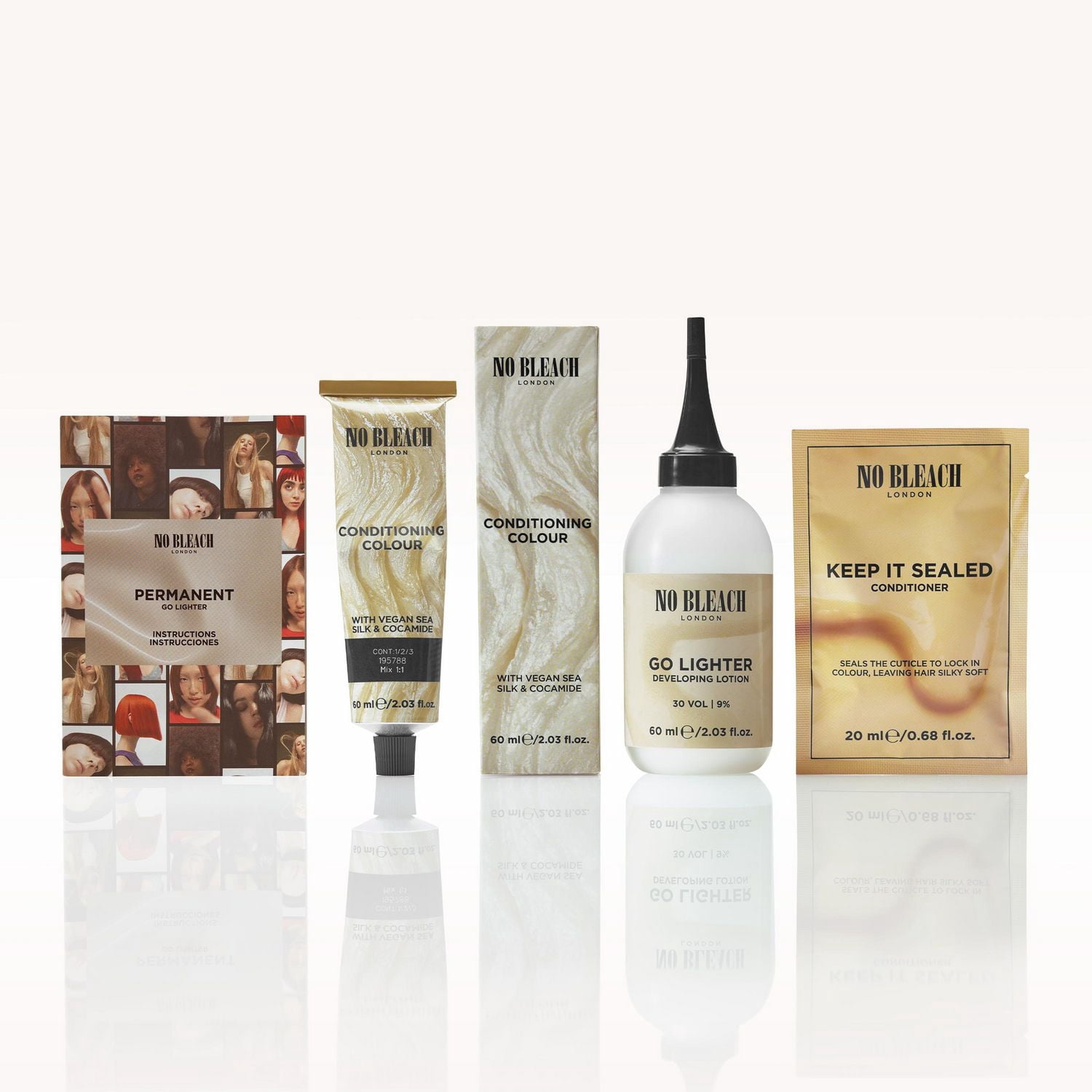 Trousse De Coloration Permanente Cuivre Naturel Bleach London