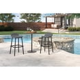 thumbnail image 3 of Suncast Outdoor Resin Bar Stools 2-pack - Cool Gray, 3 of 4