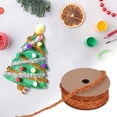 thumbnail image 4 of Flocked Christmas Ribbon Decorative DIY Craft Ribbon for Gift Wrapping Tree Wreath Holiday Decoration Festive Party Wedding Home Decor Easy to Use Luxury Texture, 4 of 9