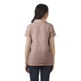 thumbnail image 4 of Moomaya Chemise Tunique Style Enveloppant pour Femmes en Coton Décontracté Col Classique Boutonné, 4 of 6
