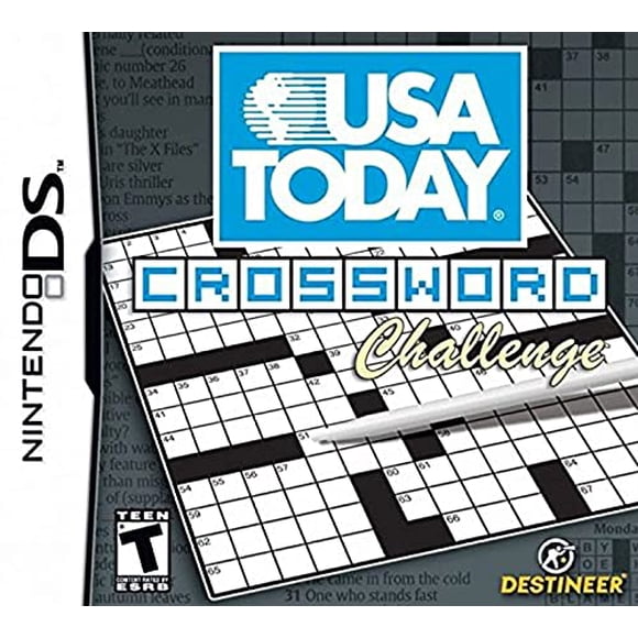 Video Game Destineer USA Today Crossword Challenge DS