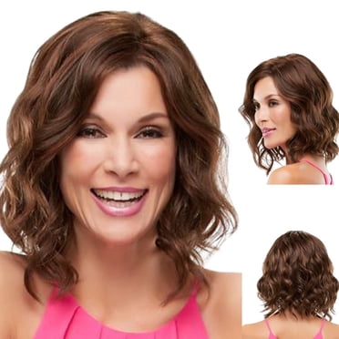 TopLLC Perruques Mode Perruque Complète pour Femmes Perruque Courte Perruque Bouclée Coiffage Perruque Cool Perruque Cheveux