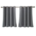 thumbnail image 1 of 2PC Insulated Foam Lined Heavy Thick Grommet Window Curtain Panels, 1 of 2