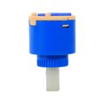 thumbnail image 3 of Ceramic 35mm Mixer tap Cartridge,Delaman Water Mixer Tap Inner Control Faucet Valve PP Plastic Blue Practical Delaman (Size : 35mm), 3 of 8
