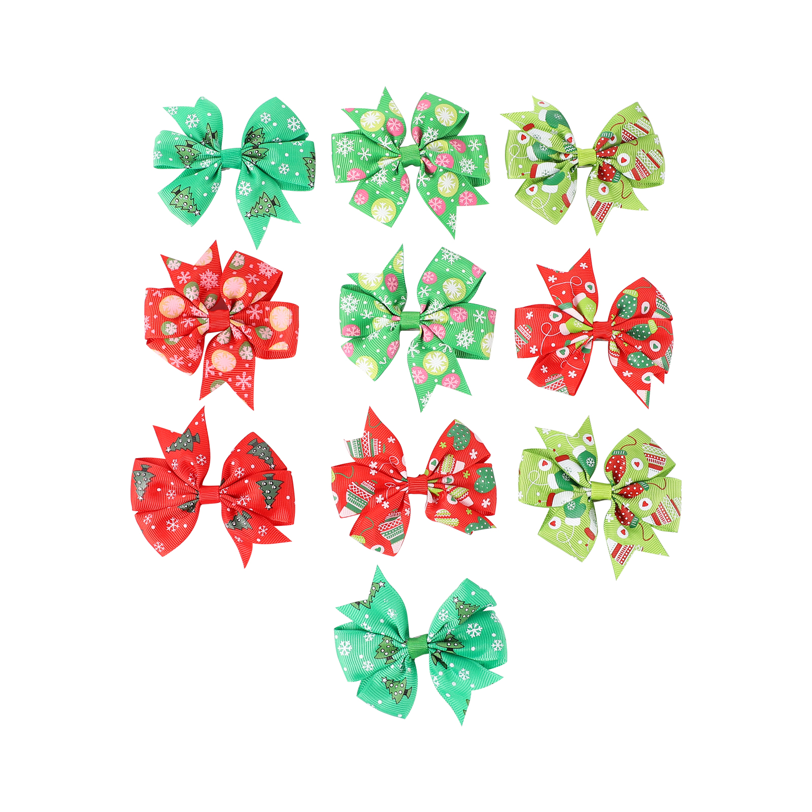 20pcs Accessoires de Cheveux Exquis Pince à Cheveux de Coiffure de Noël