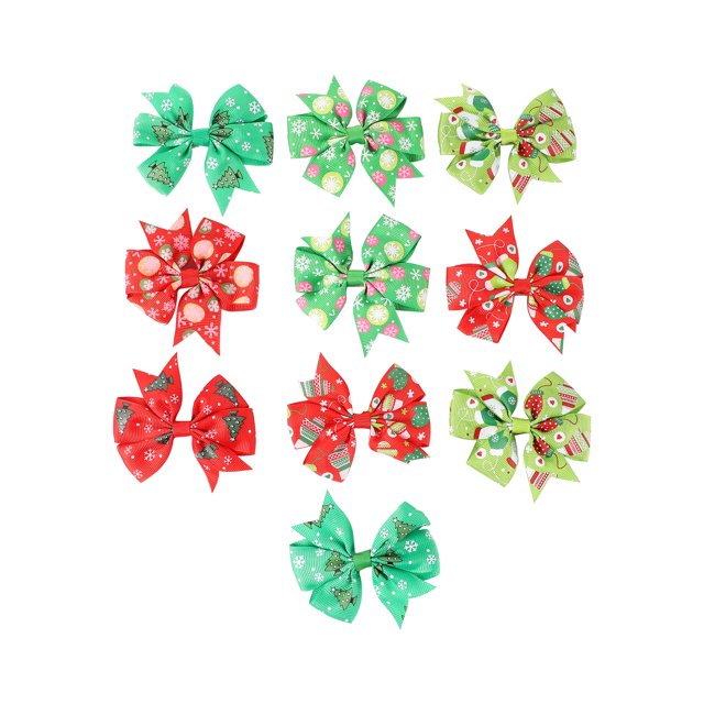 20pcs Accessoires de Cheveux Exquis Pince à Cheveux de Coiffure de Noël