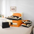 thumbnail image 4 of Elephant 7 Pcs Comforter Set Twin Size, Wild Animal Bedding For Kids Adults, Retro Jungle Tree Sheet Set Bed In A Bag Mid Century Sunset Bird Bed Set, 4 of 5