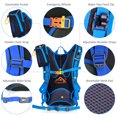 thumbnail image 4 of Sac à Dos de Cyclisme avec Housse de Pluie Résistant à l'Eau Sac à Dos d'Hydratation avec Filet pour Casque pour Course Cyclisme Randonnée Camping, 4 of 7