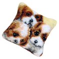 thumbnail image 4 of Pillow Case Latch Hook s Needlework Throw Pillow Cover W/ Zipper Yarn Cushion, 4 of 8