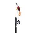 thumbnail image 2 of Youkk Healthy And Hygienic Cat Fishing Rod Toy For Interactive Fun Gifts Fish Shaped Fishing Rod Cat Toy red fish, 2 of 6