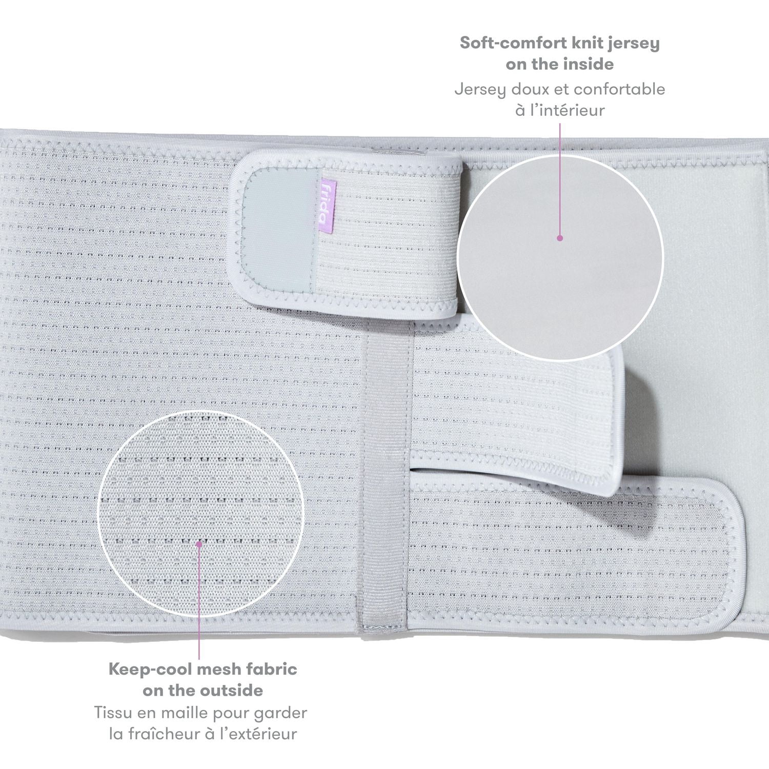 Frida Mom - Classeur de soutien abdominal post-partum pour récupération post-partum, pour un accouchement naturel et une récupération par césarienne, enveloppe de compression réglable de 22,9 cm de ha