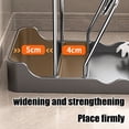 thumbnail image 4 of Storage Rack For Pot Lid And Tablecloth With V-shaped Groove Antis Slip And Water Tray Kitchen Desktop Storage Rack, 4 of 6