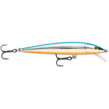 Rapala Husky Jerk 10 cm, leurre dur Argent Bleu