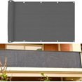 thumbnail image 1 of HAHADAXA Balcony Privacy Screen Cover Sunshade Weatherproof UV Protection Fence Mesh Windscreen HDPE Balcony Cover with for Cable Ties for Backyard Patio Porch Garden 500cm x 90cm, 1 of 6