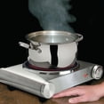 thumbnail image 2 of Salton Portable Infrared Cooktop, Stainless Steel, 1200W, HP1502, 2 of 5