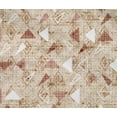 thumbnail image 4 of oneOone Cotton Flex Hot Curry Fabric Texture & Triangle Geometric Craft Projects Decor Fabric Printed By The Yard 40 Inch Wide, 4 of 4