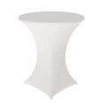 thumbnail image 1 of Decodeary Easy Wash Hotel Wedding Party Table Cover Stretch Round Tablecloth For Fitting Environmentally white 1Set, 1 of 6