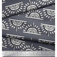 thumbnail image 2 of Soimoi Georgette Viscose Fabric Floral Block Print Sewing Fabric Yard 42 Inch Wide, 2 of 3